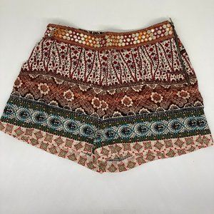 Boho Shorts with beaded waistline